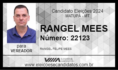 Candidato RANGEL MEES 2024 - MATUPÁ - Eleições