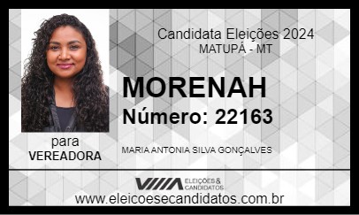 Candidato MORENAH 2024 - MATUPÁ - Eleições