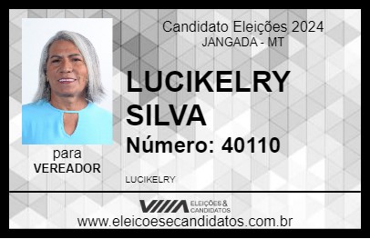 Candidato LUCIKELRY SILVA 2024 - JANGADA - Eleições