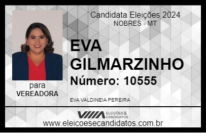 Candidato EVA GILMARZINHO 2024 - NOBRES - Eleições