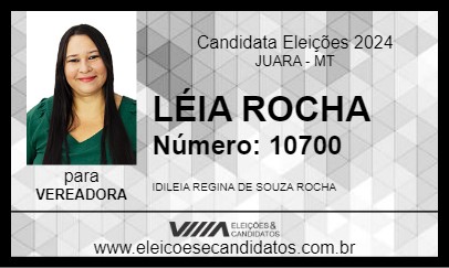 Candidato LÉIA ROCHA 2024 - JUARA - Eleições