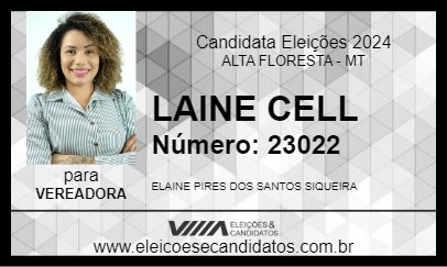 Candidato LAINE CELL 2024 - ALTA FLORESTA - Eleições