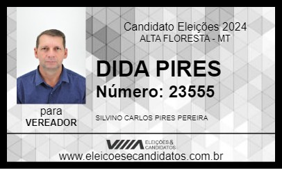 Candidato DIDA PIRES 2024 - ALTA FLORESTA - Eleições