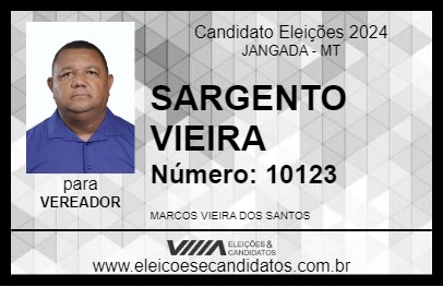 Candidato SARGENTO VIEIRA 2024 - JANGADA - Eleições