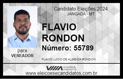 Candidato FLAVIO RONDON 2024 - JANGADA - Eleições