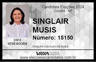 Candidato SINGLAIR MUSIS 2024 - CUIABÁ - Eleições