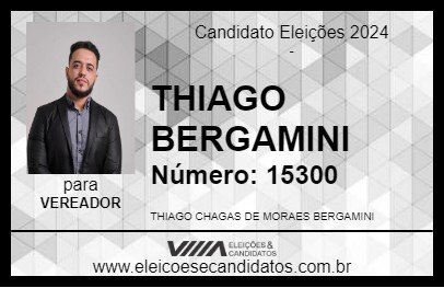 Candidato THIAGO BERGAMINI 2024 - CUIABÁ - Eleições