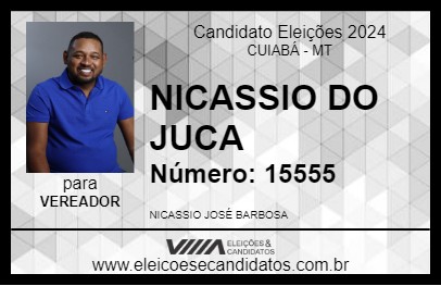 Candidato NICASSIO DO JUCA 2024 - CUIABÁ - Eleições