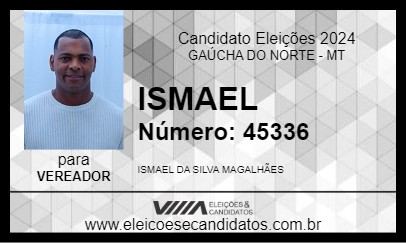 Candidato ISMAEL 2024 - GAÚCHA DO NORTE - Eleições