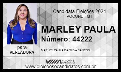 Candidato MARLEY PAULA 2024 - POCONÉ - Eleições