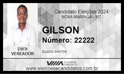 Candidato GILSON 2024 - NOVA MARINGÁ - Eleições