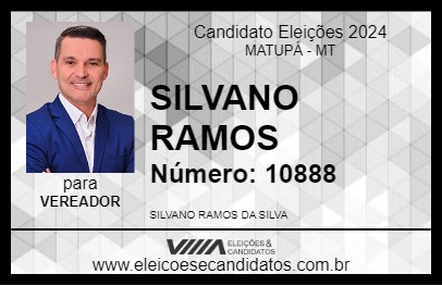 Candidato SILVANO RAMOS 2024 - MATUPÁ - Eleições