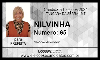 Candidato NILVINHA 2024 - TANGARÁ DA SERRA - Eleições