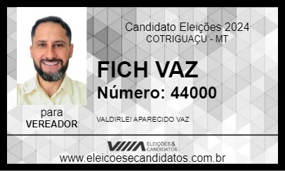 Candidato FICH VAZ 2024 - COTRIGUAÇU - Eleições