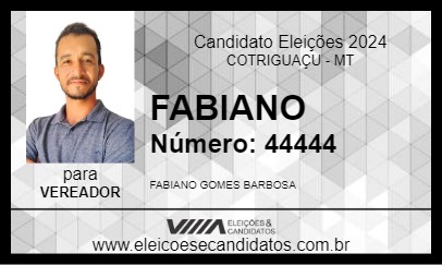 Candidato FABIANO 2024 - COTRIGUAÇU - Eleições