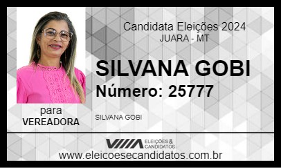 Candidato SILVANA GOBI 2024 - JUARA - Eleições