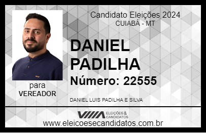 Candidato DANIEL PADILHA 2024 - CUIABÁ - Eleições