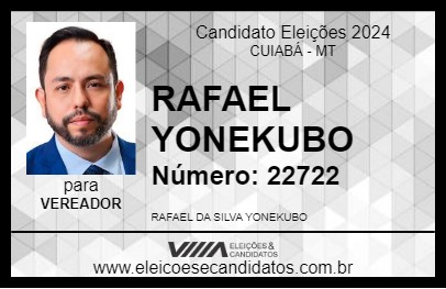 Candidato RAFAEL YONEKUBO 2024 - CUIABÁ - Eleições