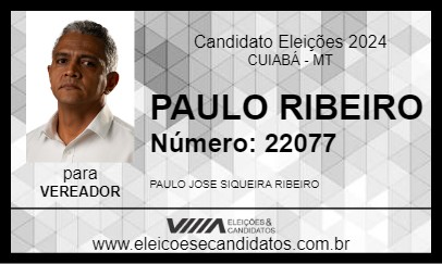 Candidato PAULO RIBEIRO 2024 - CUIABÁ - Eleições