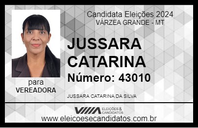 Candidato JUSSARA CATARINA 2024 - VÁRZEA GRANDE - Eleições