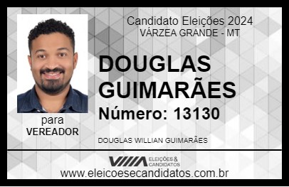 Candidato DOUGLAS GUIMARÃES 2024 - VÁRZEA GRANDE - Eleições