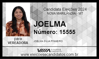 Candidato JOELMA 2024 - NOVA MARILÂNDIA - Eleições