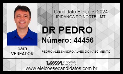 Candidato DR PEDRO 2024 - IPIRANGA DO NORTE - Eleições