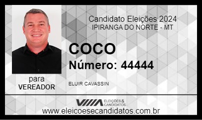 Candidato COCO 2024 - IPIRANGA DO NORTE - Eleições