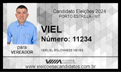 Candidato VIEL 2024 - PORTO ESTRELA - Eleições