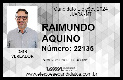 Candidato RAIMUNDO AQUINO 2024 - JUARA - Eleições