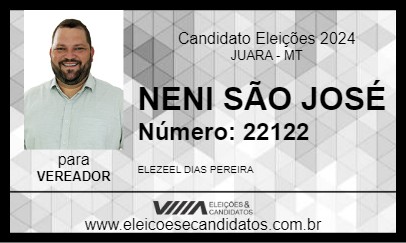 Candidato NENI SÃO JOSÉ 2024 - JUARA - Eleições