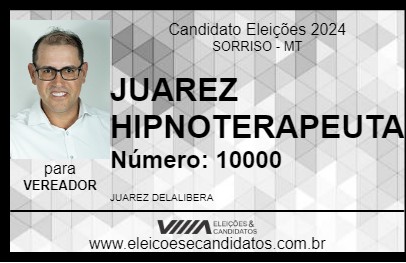 Candidato JUAREZ HIPNOTERAPEUTA 2024 - SORRISO - Eleições