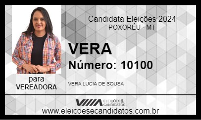 Candidato VERA 2024 - POXORÉU - Eleições