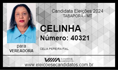 Candidato CELINHA 2024 - TABAPORÃ - Eleições