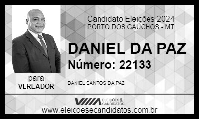 Candidato DANIEL DA PAZ 2024 - PORTO DOS GAÚCHOS - Eleições