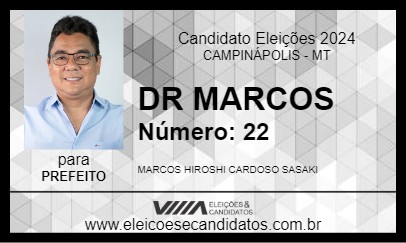 Candidato DR MARCOS 2024 - CAMPINÁPOLIS - Eleições