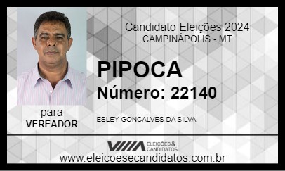 Candidato PIPOCA 2024 - CAMPINÁPOLIS - Eleições