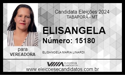 Candidato ELISANGELA 2024 - TABAPORÃ - Eleições