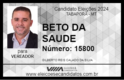 Candidato BETO DA SAUDE 2024 - TABAPORÃ - Eleições