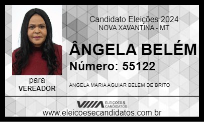 Candidato ÂNGELA BELÉM 2024 - NOVA XAVANTINA - Eleições