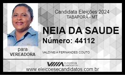 Candidato NEINHA 2024 - TABAPORÃ - Eleições