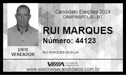 Candidato RUI MARQUES 2024 - CAMPINÁPOLIS - Eleições