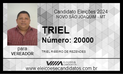 Candidato TRIEL 2024 - NOVO SÃO JOAQUIM - Eleições