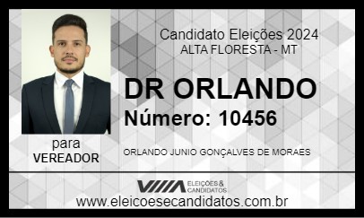 Candidato DR ORLANDO 2024 - ALTA FLORESTA - Eleições