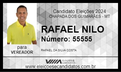 Candidato RAFAEL NILO 2024 - CHAPADA DOS GUIMARÃES - Eleições