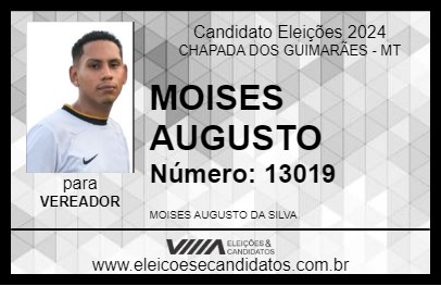 Candidato MOISES AUGUSTO 2024 - CHAPADA DOS GUIMARÃES - Eleições