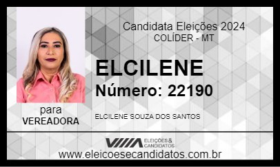 Candidato ELCILENE 2024 - COLÍDER - Eleições