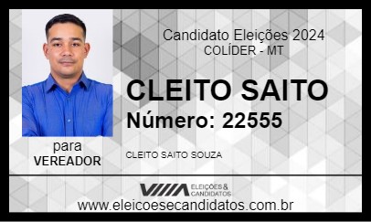 Candidato CLEITO SAITO 2024 - COLÍDER - Eleições