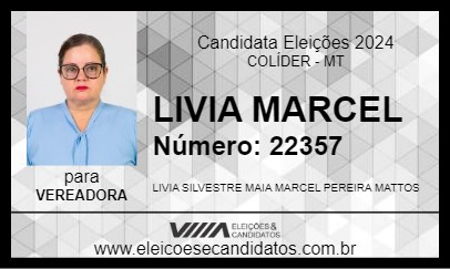 Candidato LIVIA MARCEL 2024 - COLÍDER - Eleições