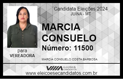 Candidato MARCIA CONSUELO 2024 - JUÍNA - Eleições